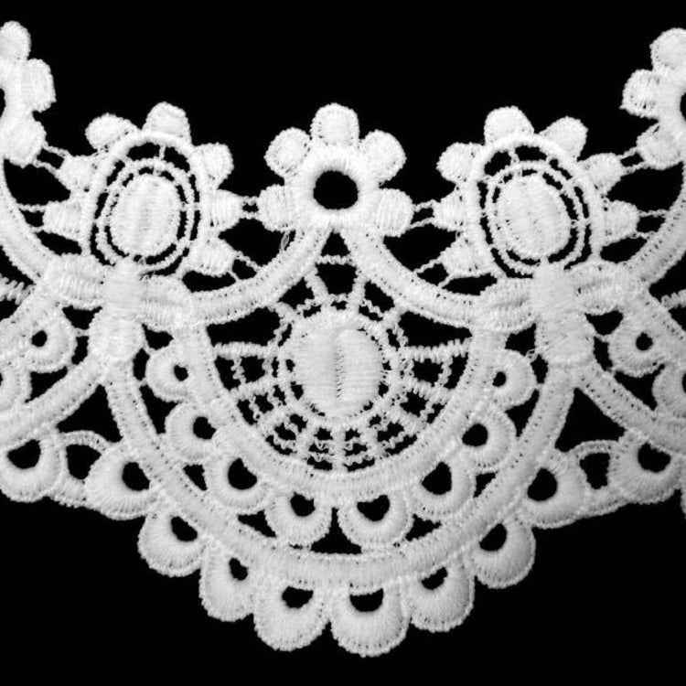 Milk Silk Lace Embroidered Collar Hollow Fake Collar DIY Clothing Accessories, Size: about 32 x 26cm, Red, Red Wine, Blue, Beige, Purple Pink, Black, White
