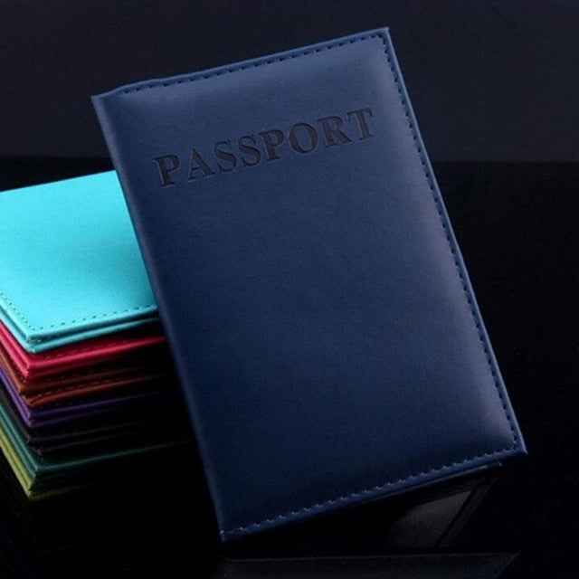 Artificial Leather Travel Passport Cover