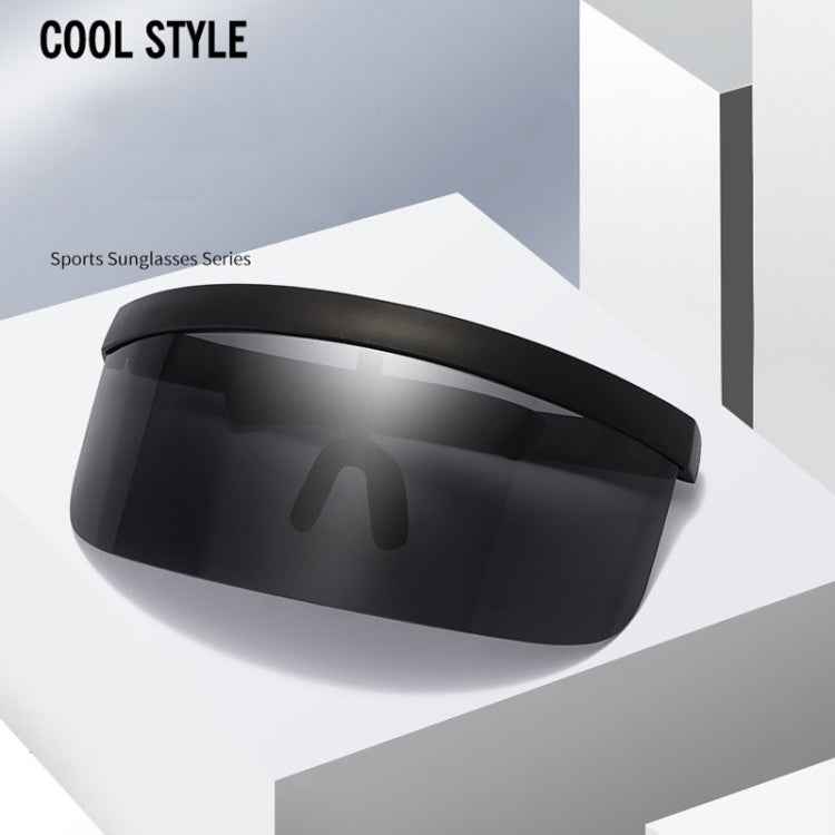 Anti-peeping Sun Mirror Integrated Anti-foam Sunscreen Mask, Black Frame Gray, Black Frame Red, Black Frame Blue, Black Frame Yellow, Black Frame Transparent, Black Frame White Mercury, Black Frame Rainbow, Black Frame Local Gold                       ...