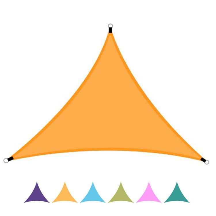 Outdoor Sunshade Triangle Sky Screen Simple Sun Protection Canopy, 3X3X3M, 4X4X4M, 6X6X6M