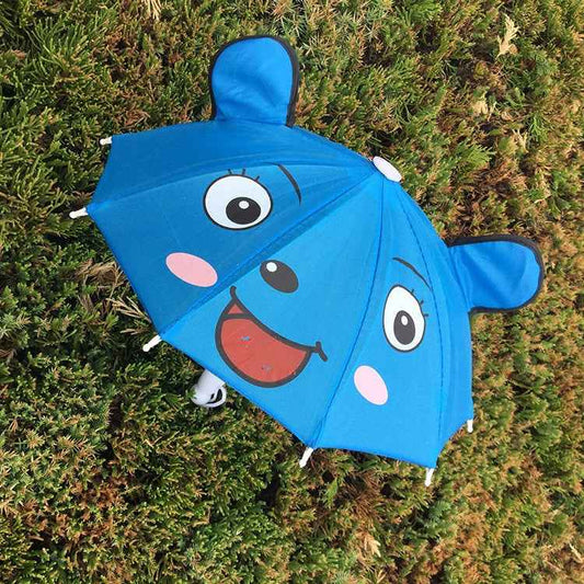 Cute Cartoon Children Umbrella Creative Long Handle Animal Umbrella