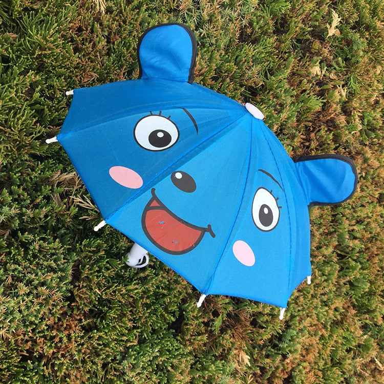 Cute Cartoon Children Umbrella Creative Long Handle Animal Umbrella