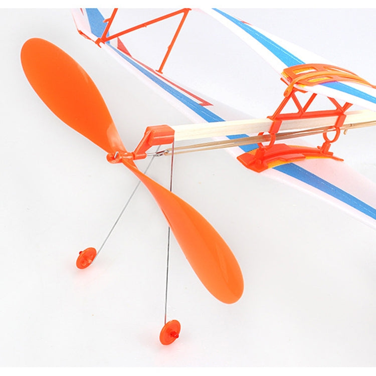 DIY Assemble Rubber Powered Model Plane Glider Aircraft Toy Educational Toys, Random Style Delivery
