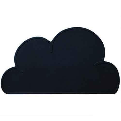 Children Cloud Silicone Placemat Waterproof Environmental Protection Student Table Mat, White, Black, Yellow, Blue, Green, Light Pink, Dark Gray, Light Blue, Light Green, Light Gray, Dark  Pink