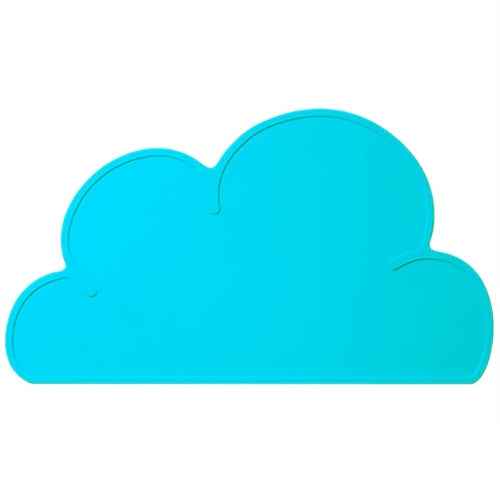 Children Cloud Silicone Placemat Waterproof Environmental Protection Student Table Mat, White, Black, Yellow, Blue, Green, Light Pink, Dark Gray, Light Blue, Light Green, Light Gray, Dark  Pink