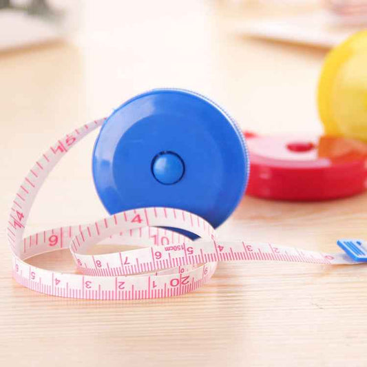 4 PCS 1.5m Cute Plastic Mini Automatic Retractable Tape Measure, 1.5m Tape Measure