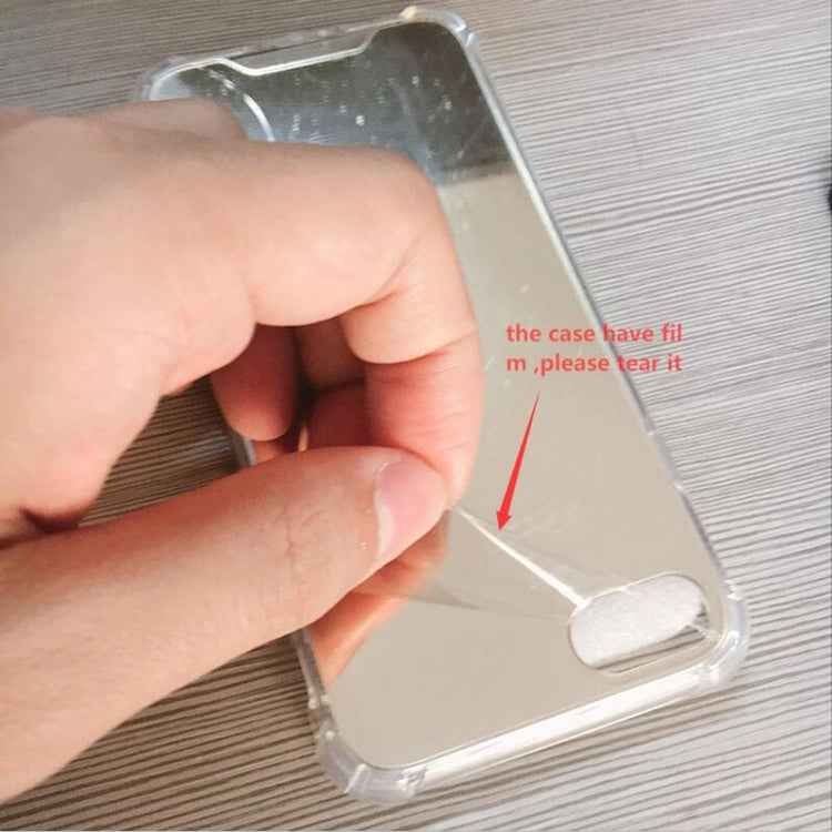 For iPhone XR Luxury Plating Mirror Acrylic TPU Case