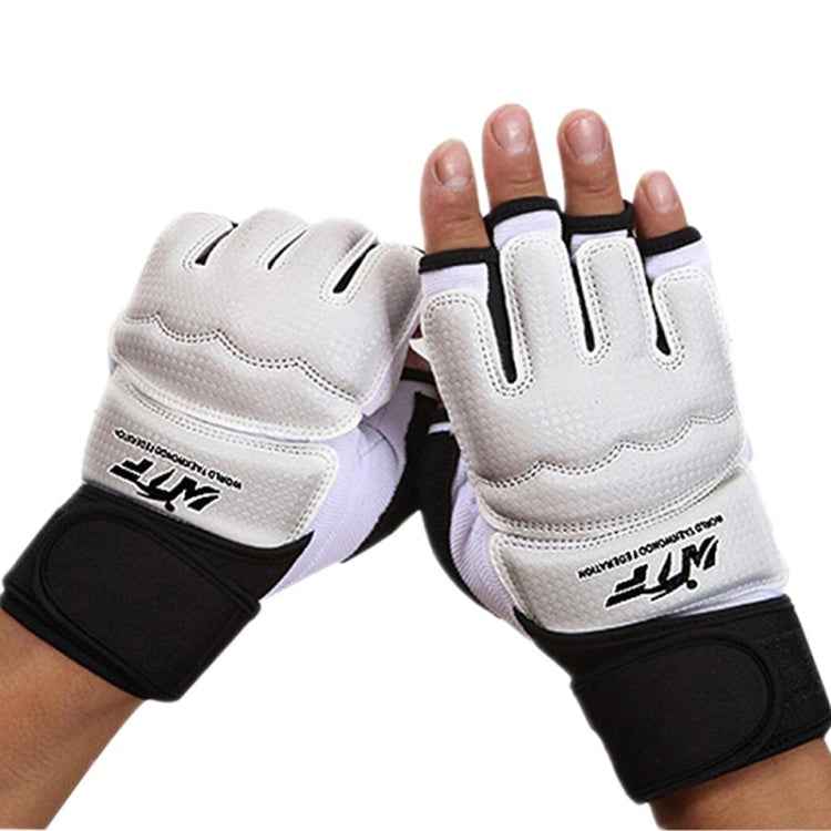 Half Fingers Adults Sandbag Training Boxing Gloves PU Leather Fitness Sparring Taekwondo Gloves, XS, S, M, L, XL, XXL