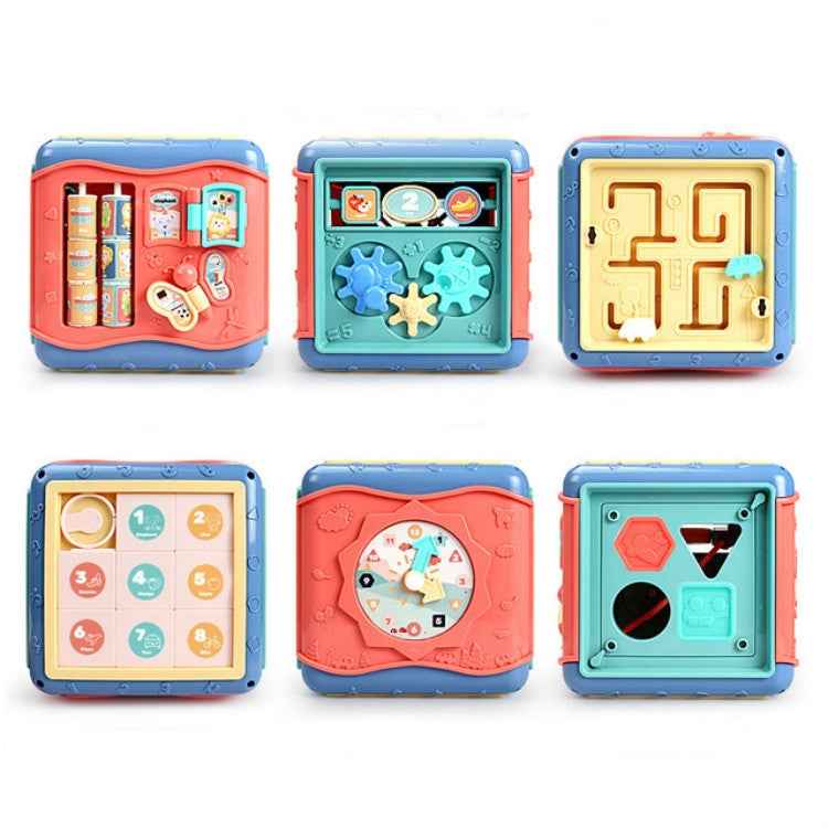 Infant Hand Drum Kit Six-sided Drum Box Educational Toy