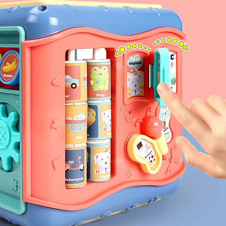 Infant Hand Drum Kit Six-sided Drum Box Educational Toy