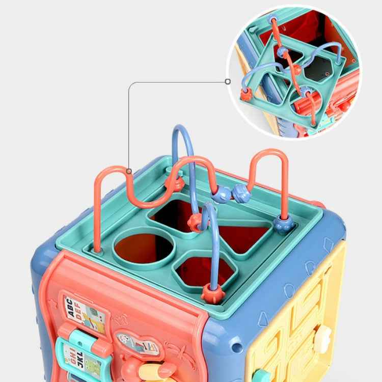Infant Hand Drum Kit Six-sided Drum Box Educational Toy