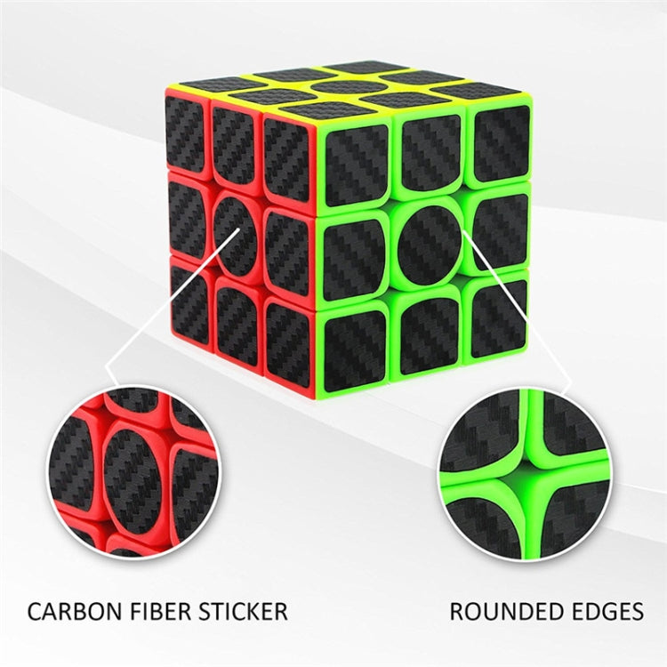 Carbon Fiber Membrane Third-order Magic Cube Children Educational Toys, Carbon Fiber Third-order Magic Cube