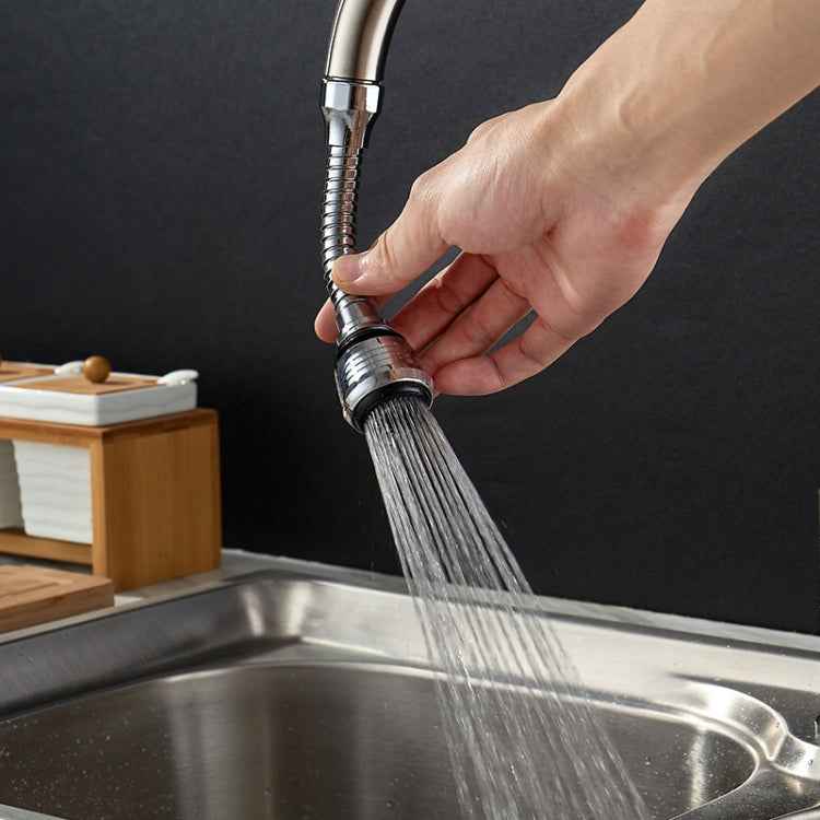 360 Degree Rotate Kitchen Accessories Long Water Bubbler Filter Water Saving Aerator Nozzle Tap