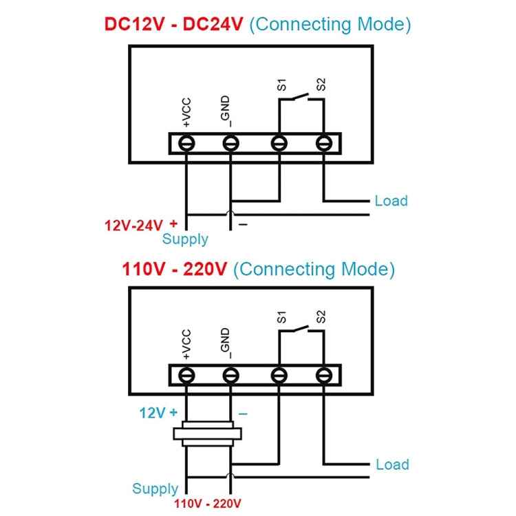 High-precision Microcomputer Intelligent Digital Display Switch Thermostat, 5V Power Supply, 12V Power Supply, 24V Power Supply