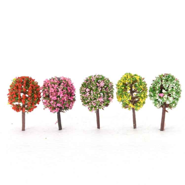3 PCS Artificial Tree Miniature Garden Home Decoration, Random Color Delivery
