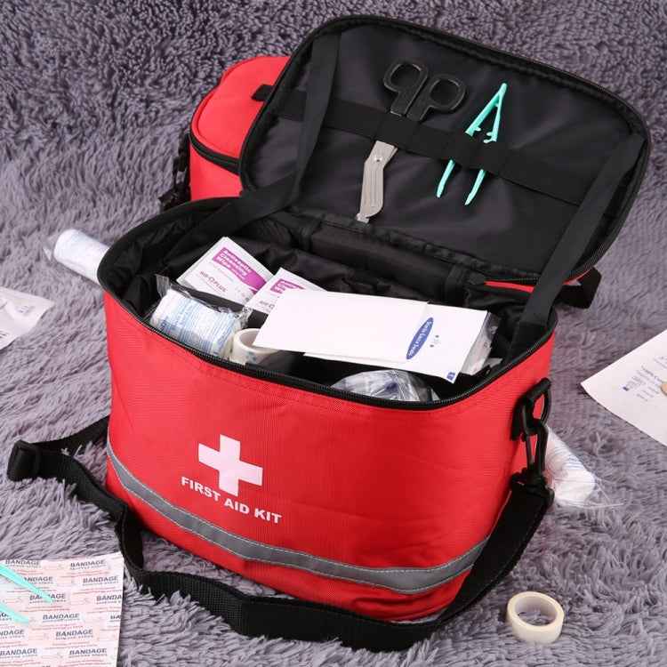 Outdoor First Aid Kit Sports Camping Bag Home Medical Emergency Survival Package, Emergency Survival Package