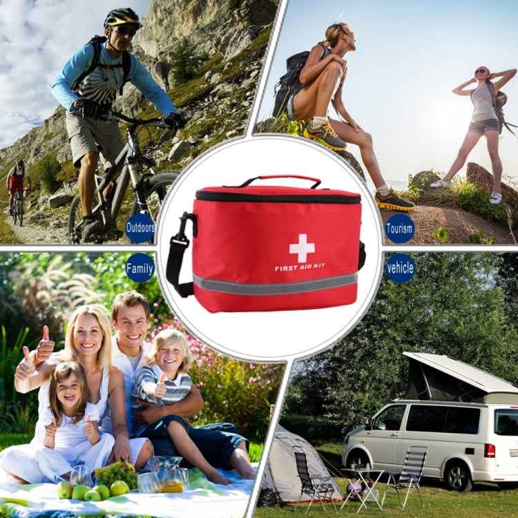 Outdoor First Aid Kit Sports Camping Bag Home Medical Emergency Survival Package, Emergency Survival Package