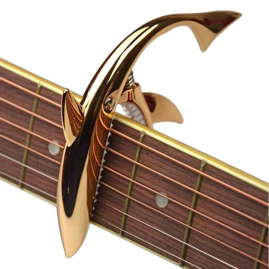 Shark Shape Zinc Alloy Guitar Capo, Guitar Capo