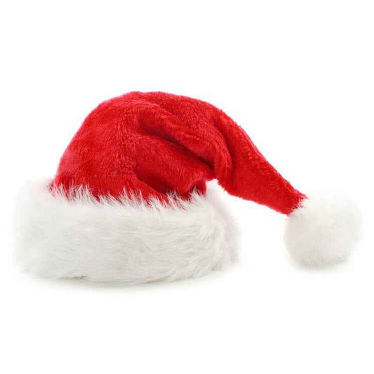 Dense Velvet Plush Christmas Hats Christmas Holiday Christmas Cap for Santa Claus, Dense Velvet Plush Hat