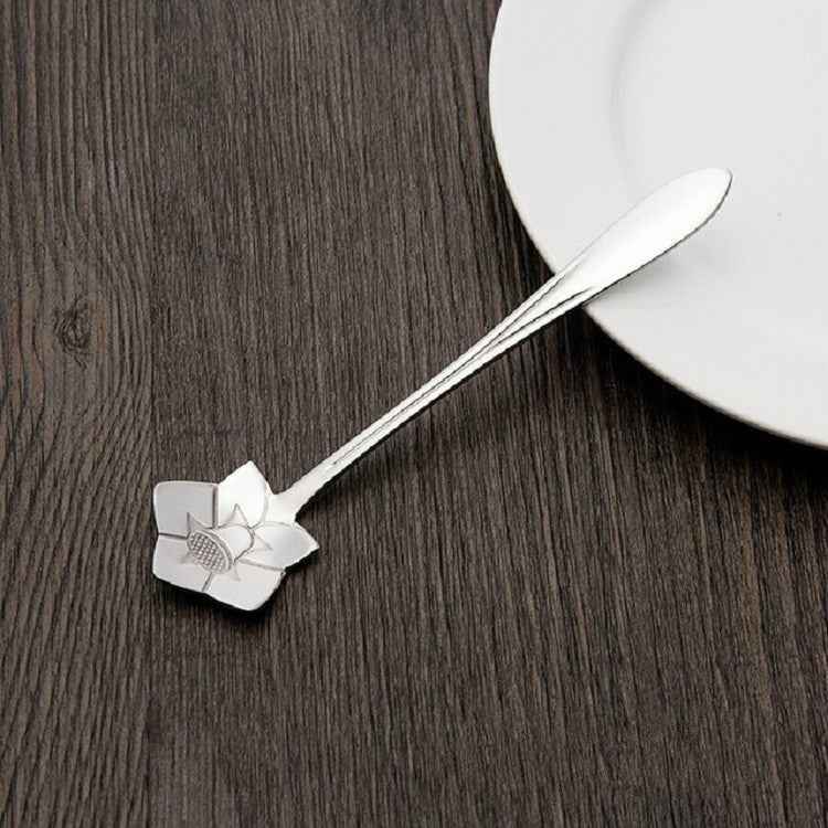 3 PCS Stainless Steel Household Creative Flower Spoon Coffee Stirring Spoon, Cherry Blossom Spoon, Rose Flower Spoon, Sun Flower Spoon, Sunflower Spoon, Pansy Flower Spoon, Bellflower Spoon, Plum Flower Spoon, Cosmos Flower Spoon