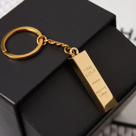 Luxury Man Car Key Rings Accessory Gold Key Chain Golden Keychains Keyrings Women Handbag Charms Pendant Metal Key Finder, Gold Key Chain
