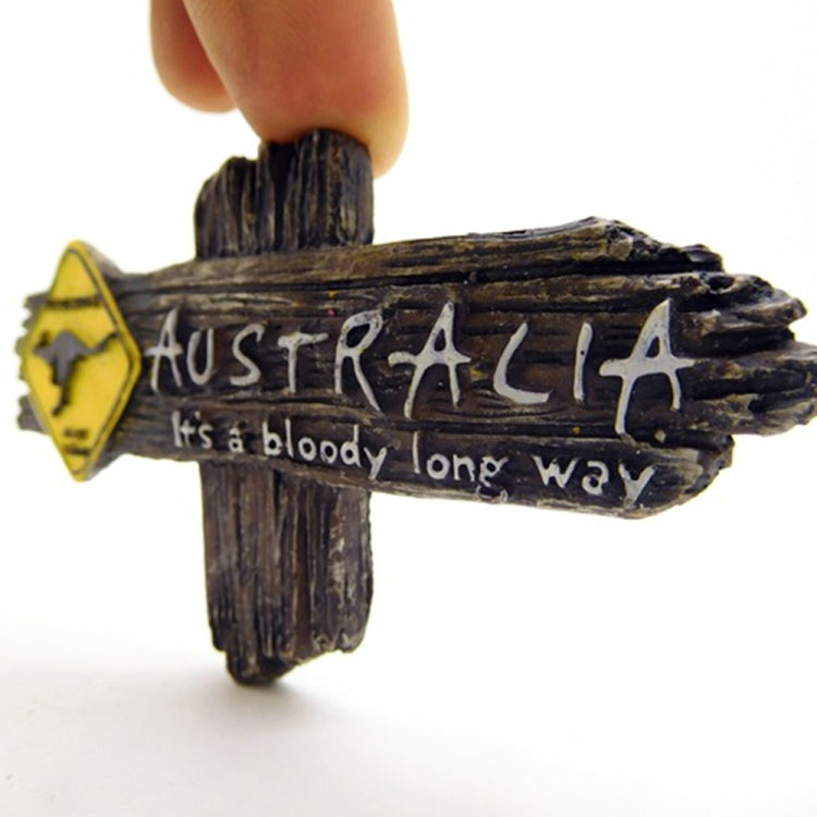 2 PCS Kangaroo Fridge Magnets Home Decoration Tourist Souvenirs