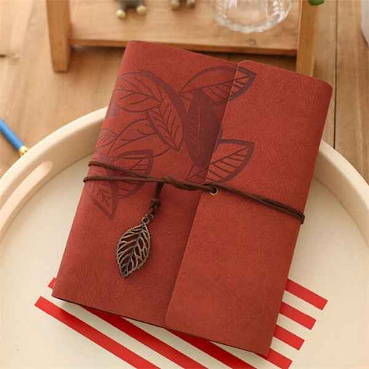 PU Leather Vintage Antique Kraft Paper Photo Albums