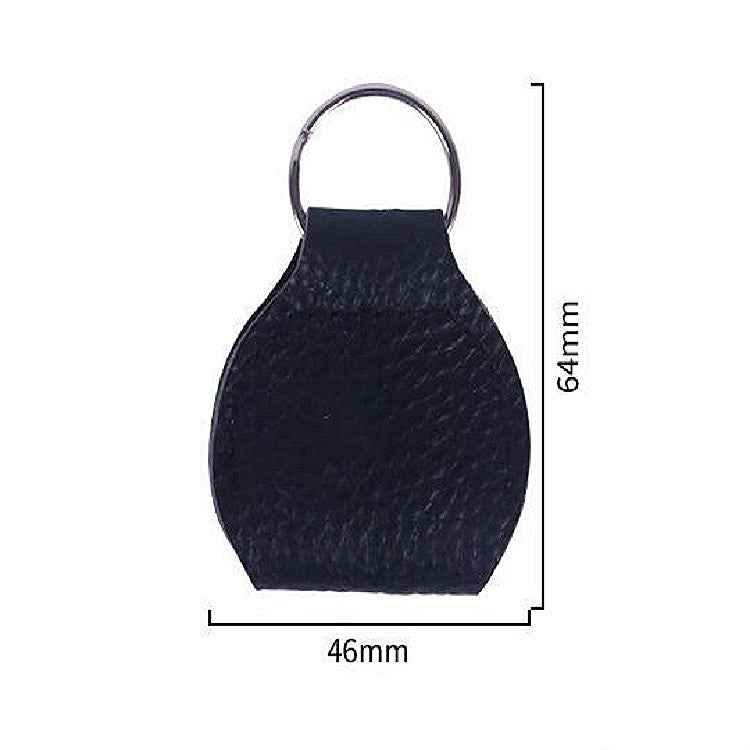 10 PCS Genuine Leather Guitar Pick Storage Bag with Key Ring, Apricot, Black, Brown, Blue, Claret