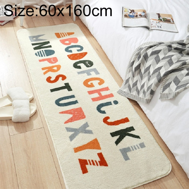 Home Bedroom Carpet Strip Room Bedside Lamb Cashmere Non-slip Mat, 40×120 cm, 60×160 cm, 60×180 cm