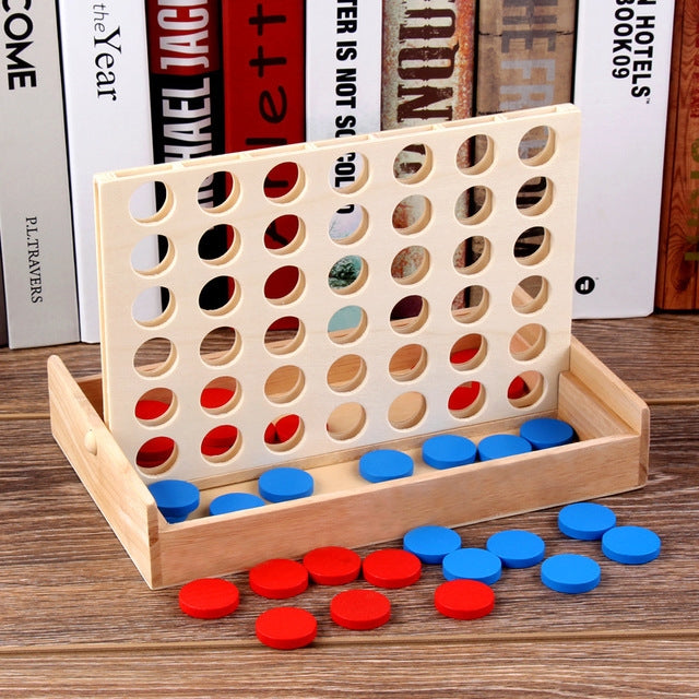 Wooden International Children Educational Toys Vertical Link Board Checkersers
