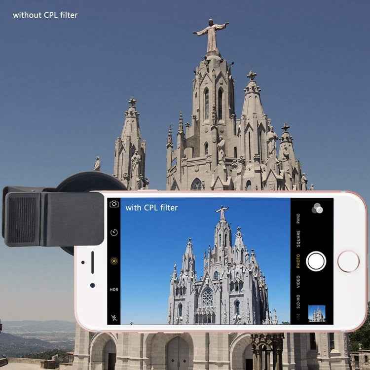 ZOMEI Camera Filter 37MM CPL Polarizer Mobile Phone External Lens