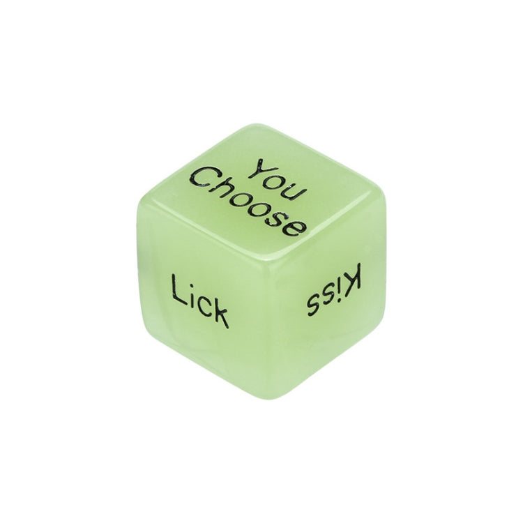Creative Luminous English Fun Dice Bar Family Party Game Tools Set of Two