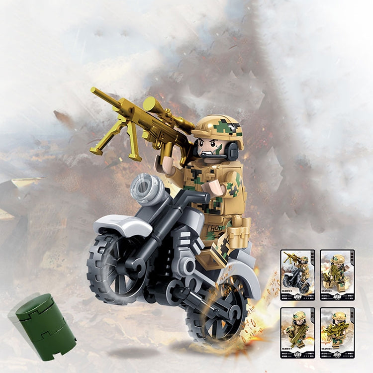 KAZI Wolf Fang Field Team Building Block Educational Toys, Age Range: 6 Years Old Above