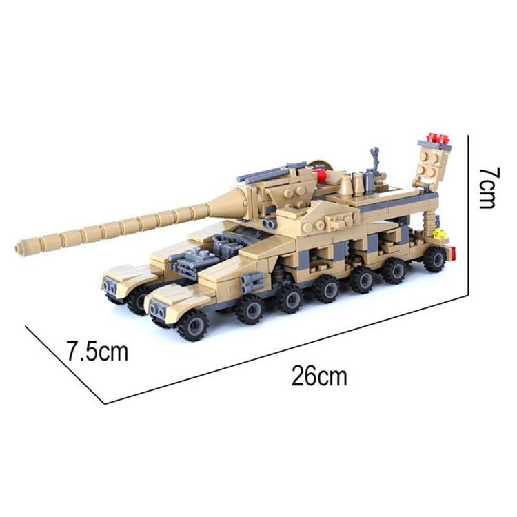 KAZI Super Tanks Building Blocks 16 in 1 Sets Bricks Model Brinquedos Toys, Age Range: 6 Years Old Above