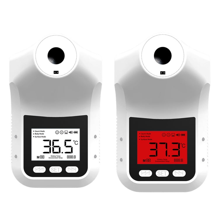 K3 Pro Handsfree Non-contact Forehead Body Light-sensitive Distance Sensor Infrared Thermometer, 2.8 inch LCD Display Screen