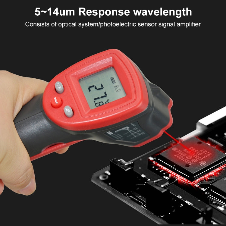 Wintact WT320 -50 Degree C~380 Degree C Handheld Portable Outdoor Non-contact Digital Infrared Thermometer