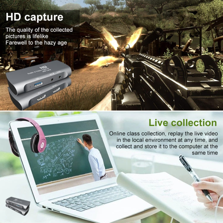 Z27 HDM Female + Mic to HDM Female USB 2.0 Video Audio Capture Box