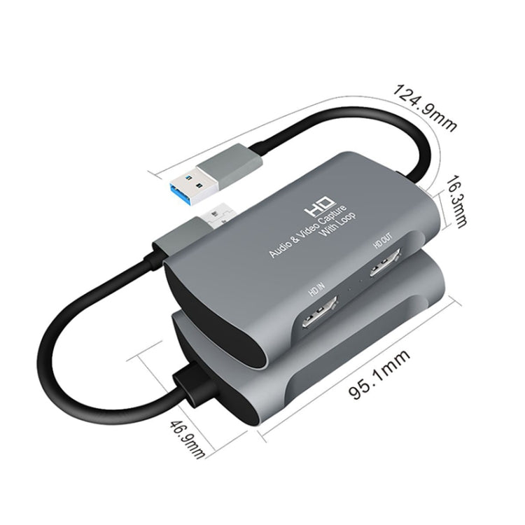 Z31 HDMI Female to HDMI Female + Audio + USB 2.0 Video Capture Box