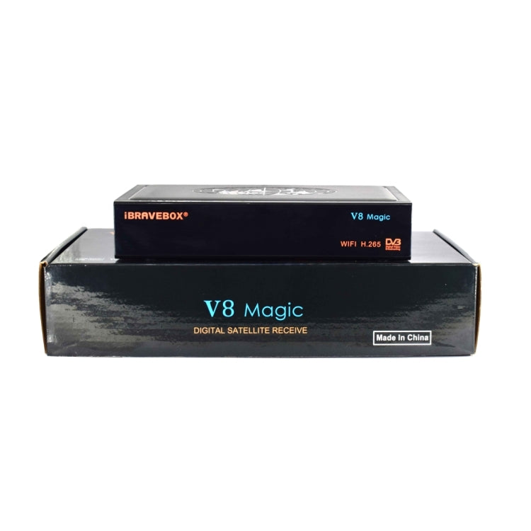 iBRAVEBOX V8 MAGIC Digital Satellite Signal Finder Meter, Support H.265+DVB-S/S2 & IPTV