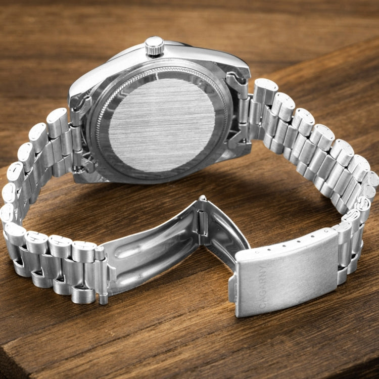 CAGARNY 6866 Fashion Life Waterproof Silver Steel Band Quartz Watch