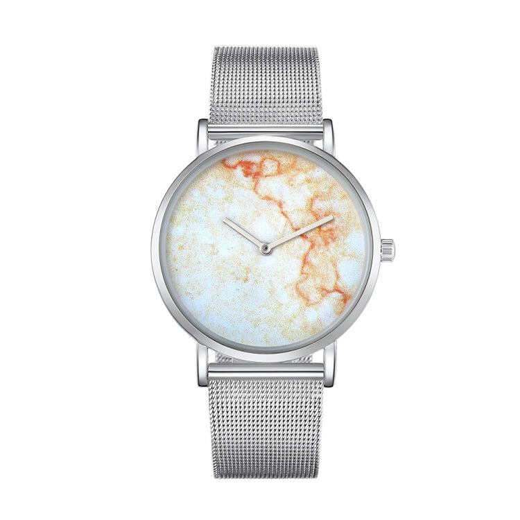 CAGARNY 6812 Round Dial Alloy Silver Case Fashion Men Watch Quartz Watches with Stainless Steel Band