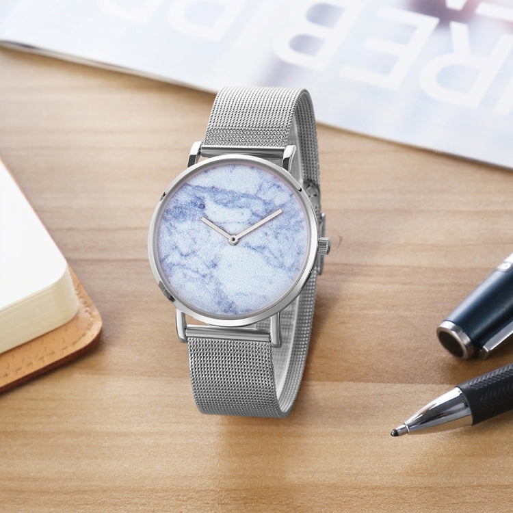 CAGARNY 6812 Round Dial Alloy Silver Case Fashion Men Watch Quartz Watches with Stainless Steel Band