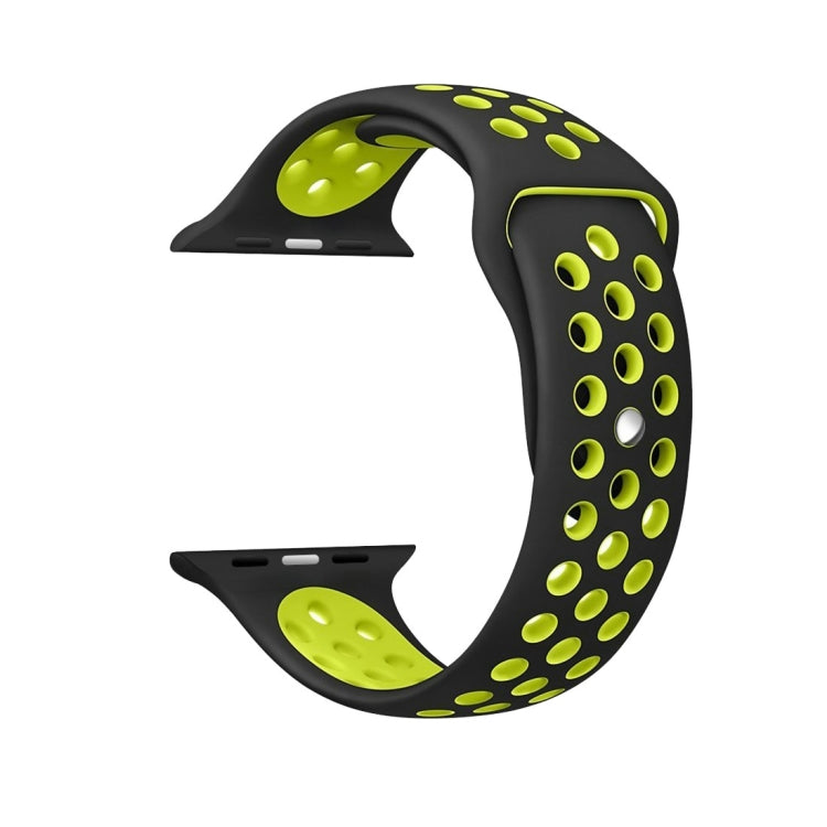 For Apple Watch Series 10 42mm / 9&8&7 41mm / SE 3&SE 2&6&SE&5&4 40mm / 3&2&1 38mm Fashionable Classical Silicone Sport Watch Band(Grey White), WA1230A, WA1230B, WA1230BG, WA1230BH, WA1230BL, WA1230BM, WA1230BR, WA1230BY, WA1230C, WA1230D, WA1230DW    ...