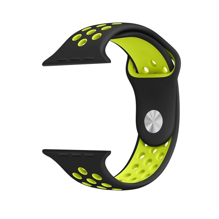 For Apple Watch Series 10 42mm / 9&8&7 41mm / SE 3&SE 2&6&SE&5&4 40mm / 3&2&1 38mm Fashionable Classical Silicone Sport Watch Band(Grey White), WA1230A, WA1230B, WA1230BG, WA1230BH, WA1230BL, WA1230BM, WA1230BR, WA1230BY, WA1230C, WA1230D, WA1230DW    ...