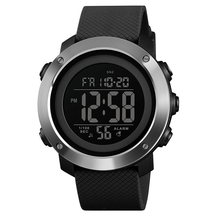 SKMEI 1416 Multifunctional Outdoor Fashion Noctilucent Waterproof Steel Ring Digital Watch