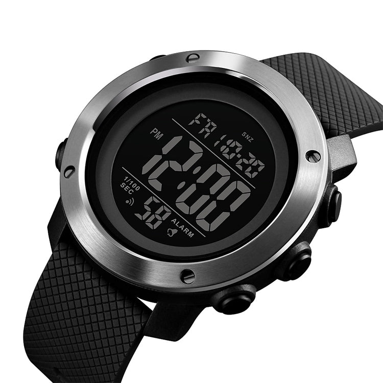 SKMEI 1416 Multifunctional Outdoor Fashion Noctilucent Waterproof Steel Ring Digital Watch