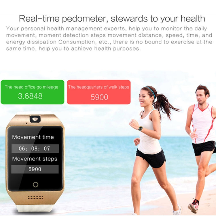 Q18S 1.54 inch IPS Screen MTK6260A Bluetooth 3.0 Smart Watch Phone, Pedometer / Sedentary Reminder / Sleeping Monitor  / Anti-Loss / Remote Camera / GSM / 0.3M Camera