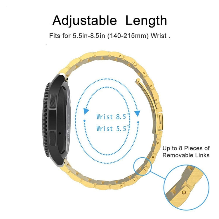 Stainless Steel Wrist Watch Band for Samsung Gear S3 22mm