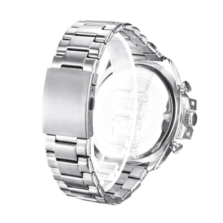 CAGARNY 6839 Fashion Waterproof Quartz Watch with Stainless Steel Band