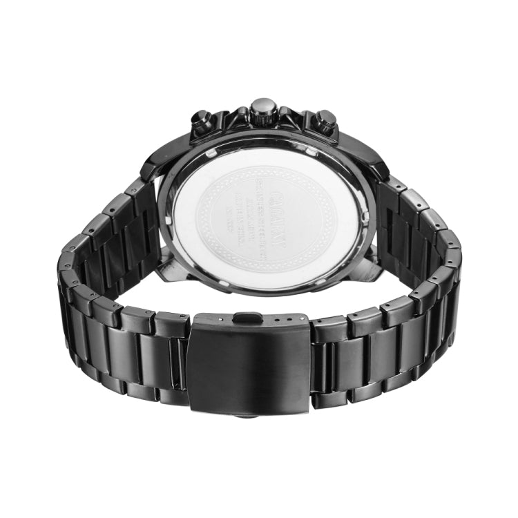 CAGARNY 6882 Fashion Waterproof Quartz Watch with Stainless Steel Band